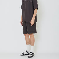Men Waffle Knit Cargo Shorts - SM2401008