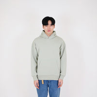 Men Printed Oversized Hoodie - Mint - SM2401009B