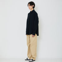 Men Oversized Shirt - Black - SM2401013C