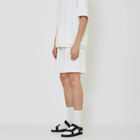 Men Pique Cargo Shorts - Off White - SM2402025A
