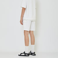 Men Pique Cargo Shorts - Off White - SM2402025A