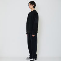 Men Oversized Sweatshirt - Black - SM2402031C