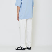 Men Slim Cut Long Jeans With Belt - Off White - SM2402041A