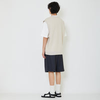 Men Vest Top - Beige - SM2403048A