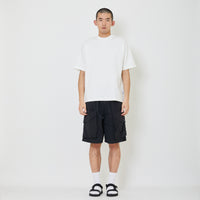 Men Nylon Shorts - Black - SM2403056B