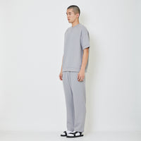 Men Waffle Knit Cargo Pants - Light Grey - SM2404078B