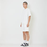 Men Waffle Knit Cargo Shorts - Off White - SM2404111A