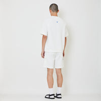Men Waffle Knit Cargo Shorts - Off White - SM2404111A
