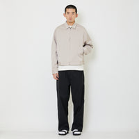 Men Oversized Nylon Shirt - Khaki - SM2405094A