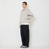 Men Oversized Nylon Shirt - Khaki - SM2405094A