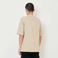 Men Raglan Sleeve Top - Beige - SM2407120B