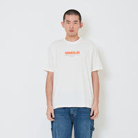 Men Graphic Tee - Off White - SM2408177A