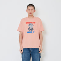 Men Graphic Tee - Dusty Pink - SM2409179B