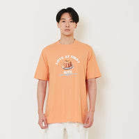 Men Graphic Tee - Orange - SM2409180C
