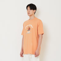 Men Graphic Tee - Orange - SM2409180C