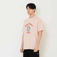 Men Graphic Tee - Pink - SM2410181B