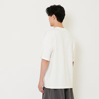 Men Oversized Pocket Tee - Off White - SM2411228A
