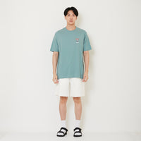 Men Waffle Knit Cargo Shorts - Off White - SM2411230A
