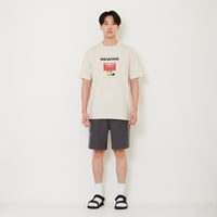 Men Waffle Knit Cargo Shorts - Metal - SM2411230C