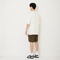 Men Twill Cargo Shorts - Army Green - SM2411236B