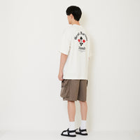 Men Nylon Shorts - Grey - SM2411238A