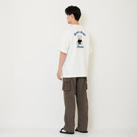 Men Nylon Cargo Long Pants - Army Green - SM2411241B