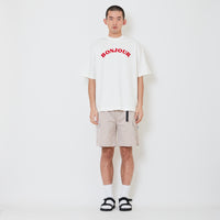 Men Nylon Shorts - Khaki - SM2412252A