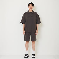 Men Sweat-Shorts - Grey - SM2412259B
