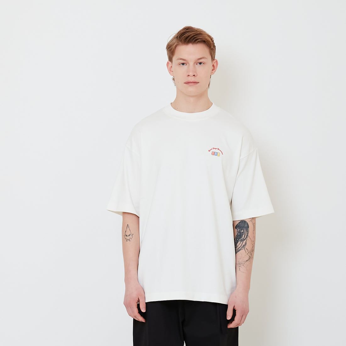 Men Printed Oversized Tee - SM2501001