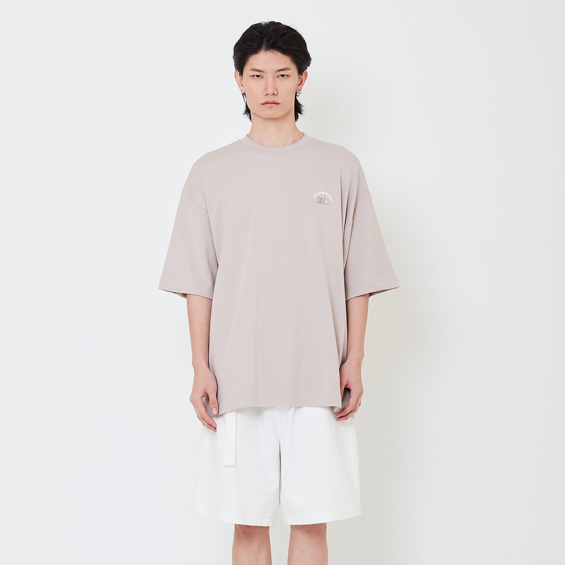 Men Printed Oversized Tee - SM2501001