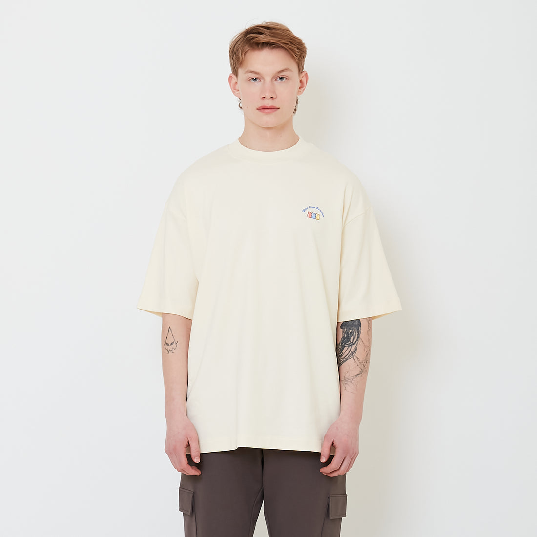 Men Printed Oversized Tee - SM2501001