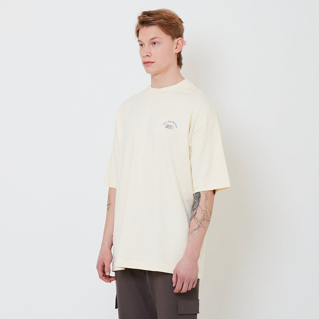 Men Printed Oversized Tee - SM2501001