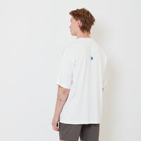 Men Printed Oversized Tee - Off White - SM2501002A