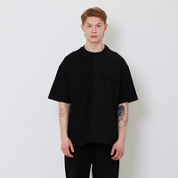 Men Oversized Tee - Black - SM2501003B