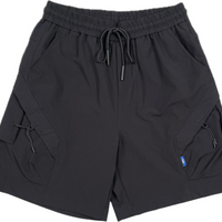 Men Nylon Shorts - Black - SM2501006B