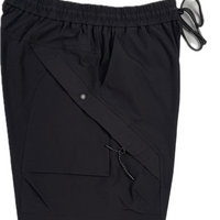 Men Nylon Shorts - Black - SM2501006B