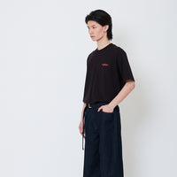 Men Barrel Leg Long Jeans - Dark Blue - SM2501017A