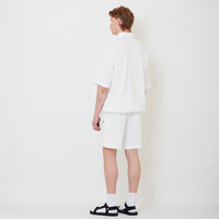 Men Waffle Knit Shorts - Off White - SM2502028A