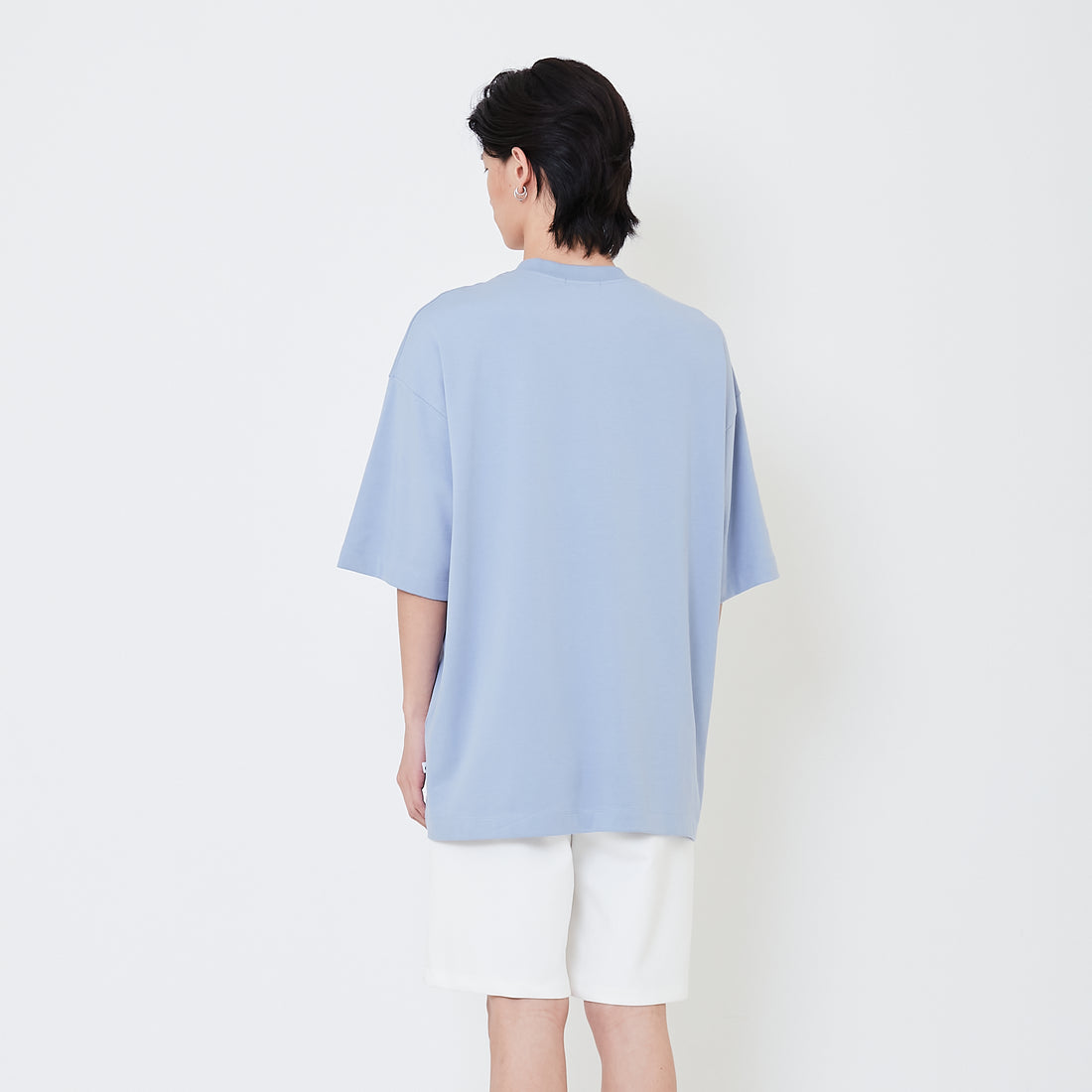 Men Printed Oversized Tee - Violet - SM2502029A