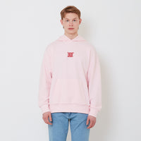 Men Embroidery Oversized Hoodie - Pink - SM2502032B