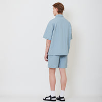 Men Nylon Shorts - Light Blue - SM2502034A