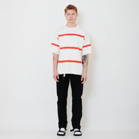 Men Slim Cut Long Jeans With Belt - Black - SM2502040B