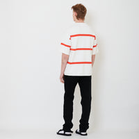 Men Slim Cut Long Jeans With Belt - Black - SM2502040B