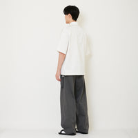 Men Barrel Leg Long Pants - Grey - SM2502042A
