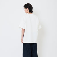 Men Oversized Jersey Tee - Off White - SM2503047A