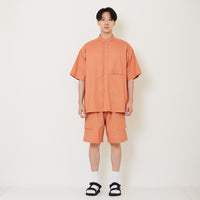 Men Woven Cargo Shorts - Coral - SM2503056A