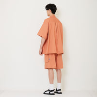 Men Woven Cargo Shorts - Coral - SM2503056A