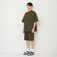 Men Woven Cargo Shorts - Army Green - SM2503056B