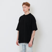 Men Oversized Neoprene Top - Black - SM2503060D