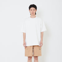 Men Cargo Sweat-Shorts - Khaki - SM2503061B